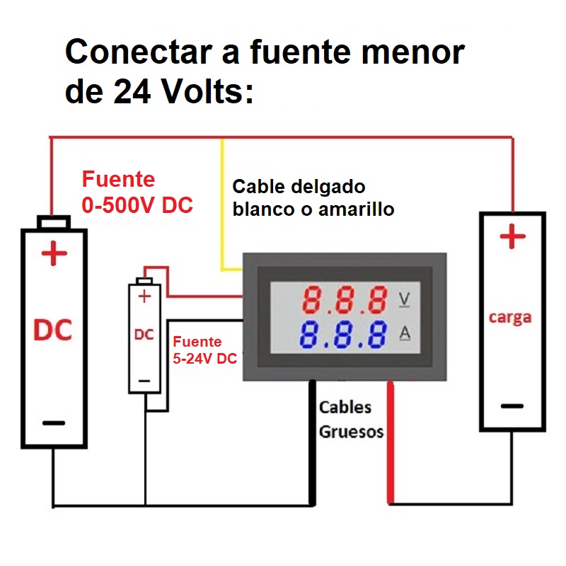 Como Conectar Voltímetro Amperímetro 100v 10A - Prueba de Voltaje